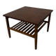 Vintage Danish Scandinavian design teak coffee table from the 60s