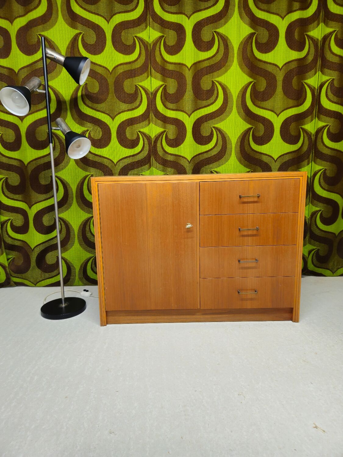 Small vintage 1970s sideboard