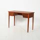 Scandinavian mahogany desk with brass handles