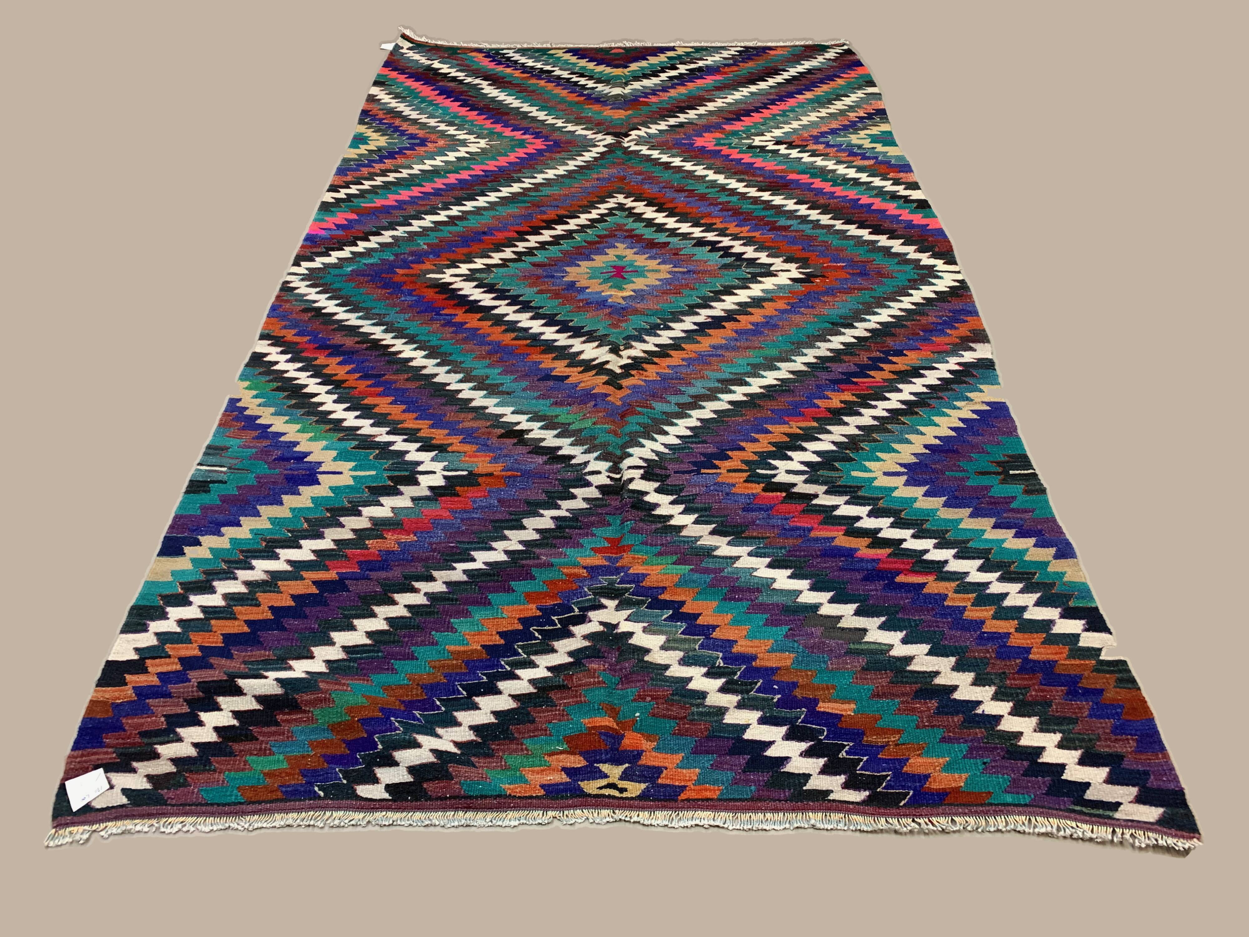 Turkish kilim 270x150 cm wool