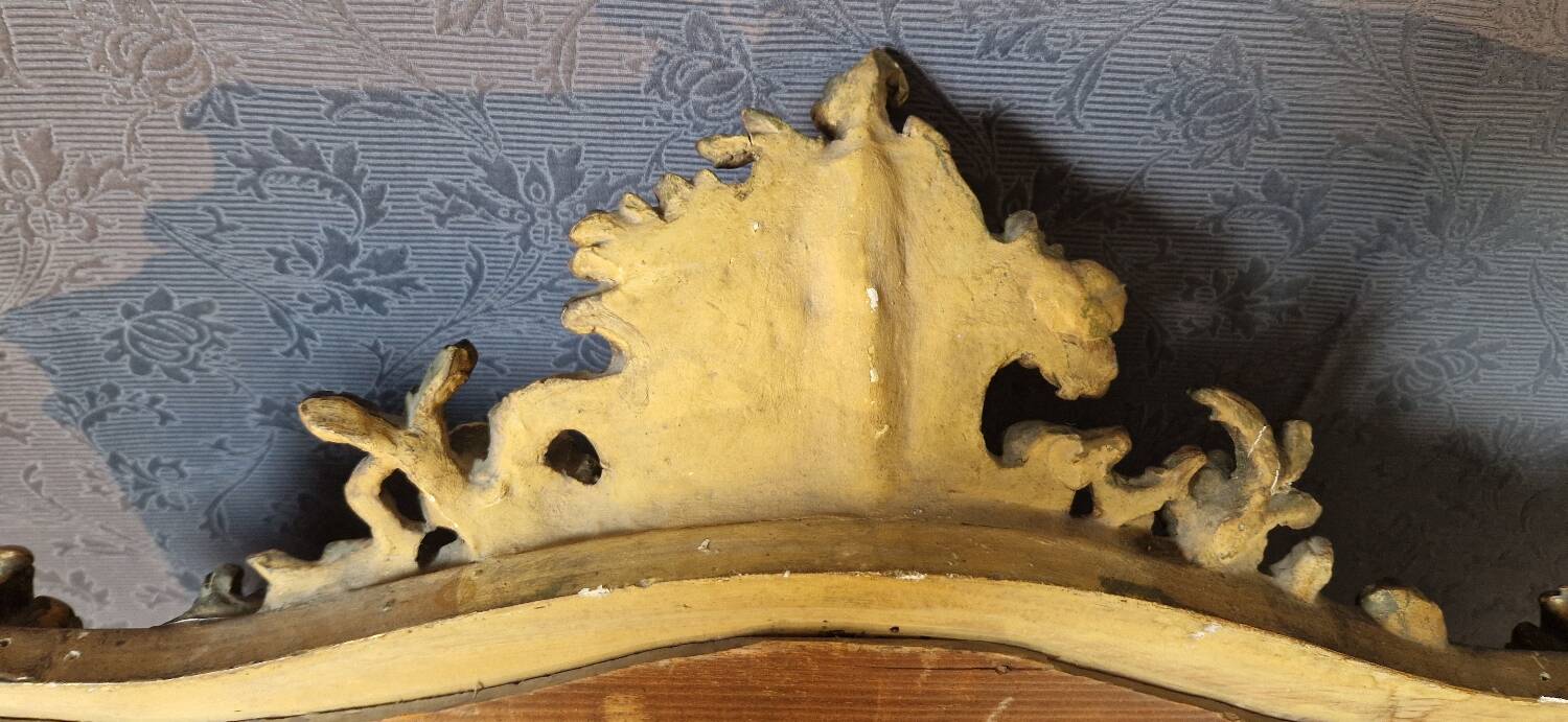 Golden Louis XV mirror