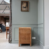 Vintage chest of drawers with a butter yellow patina (renovated)