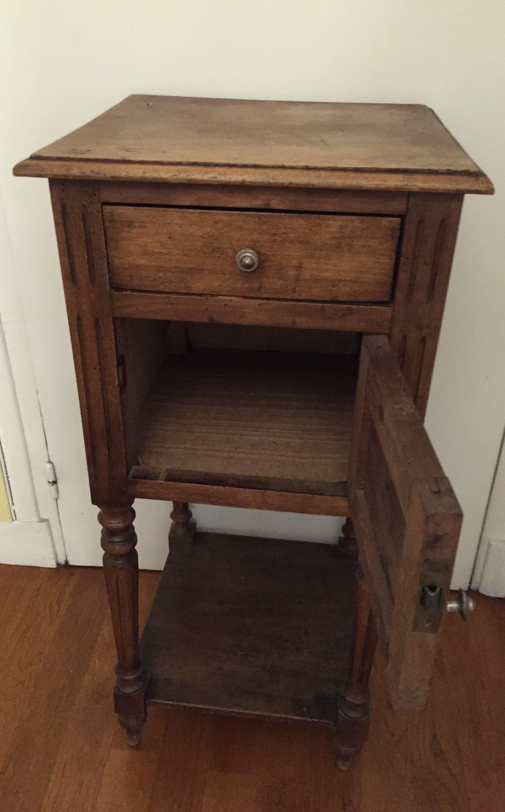 Old bedside table