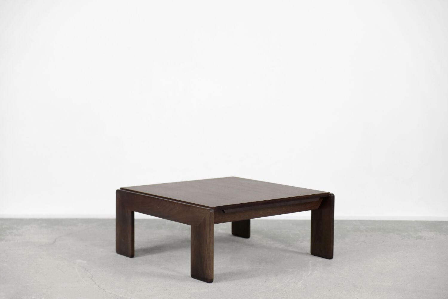 Modern teak coffee table bastiano by tobia & afra scarpa for gavina, 1960s