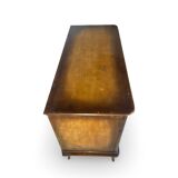 Commode italienne en placage et bois massif de noyer, années 1940-1950