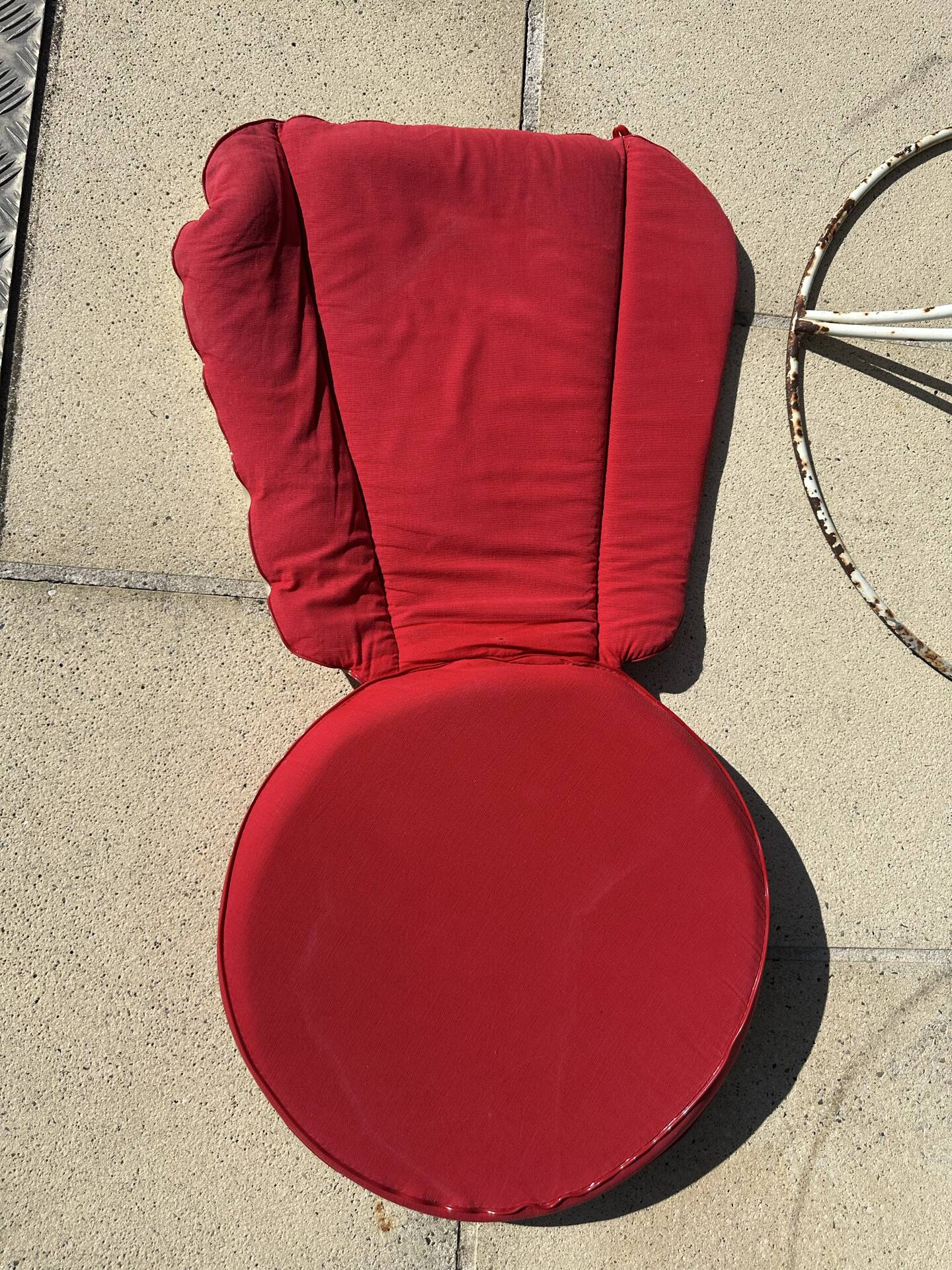 Fauteuil de jardin vintage Homecrest 1960 pivotant