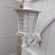 Pair of wrought iron lanterns