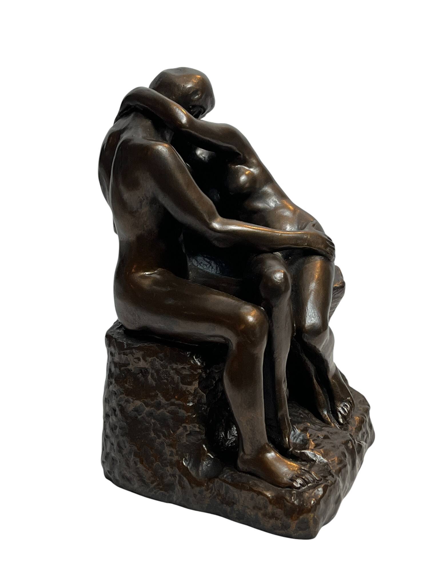 Rodin (d’après), reproduction sculpture Le Baiser XXème