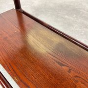 Mid-century modern bamboo side table by Gervasoni
