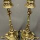 Pair of Art Nouveau Candlesticks (1900)in bronze