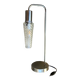Metal table lamp and vintage glass tulip