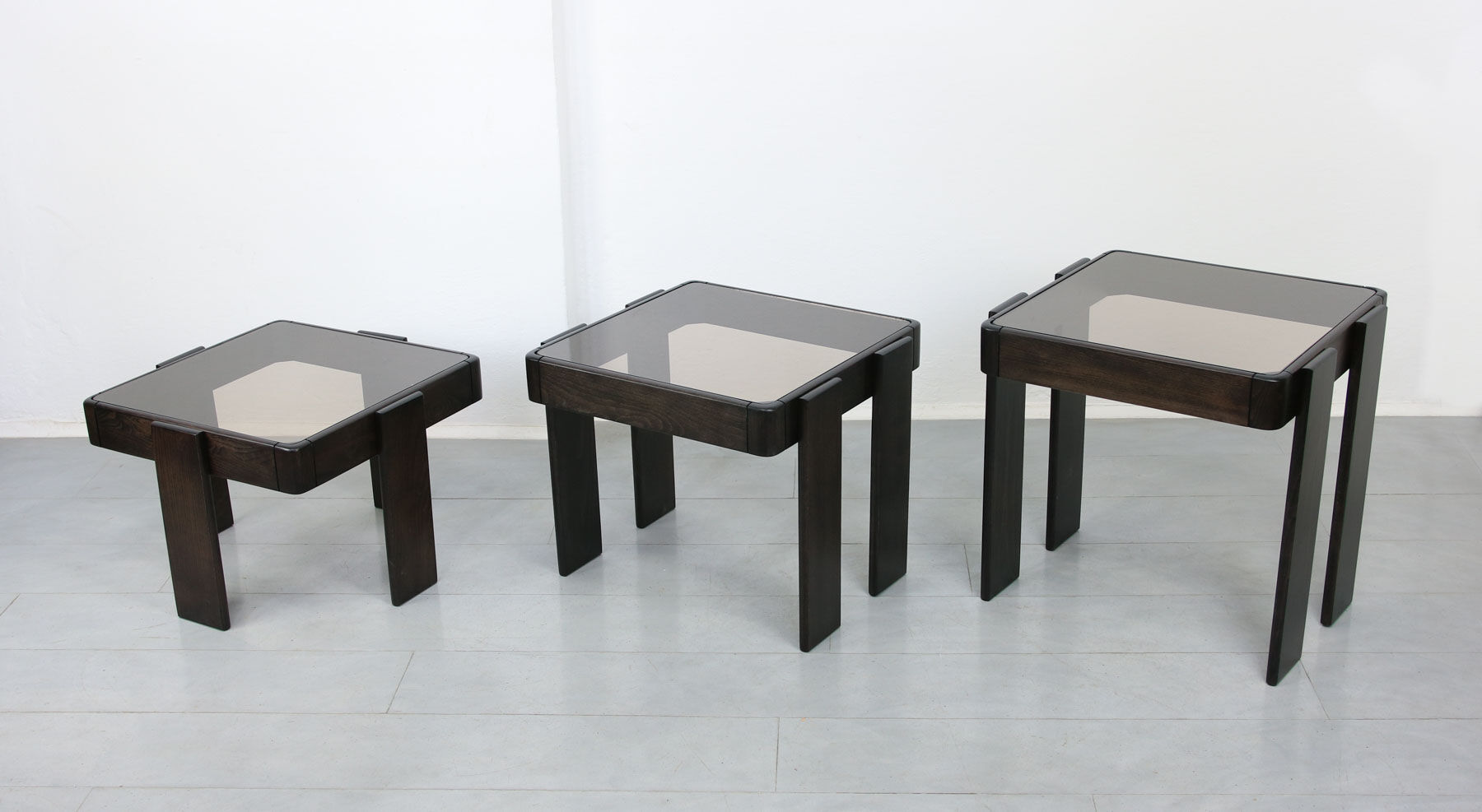 Coffee tables, Gianfranco Frattini, 1960