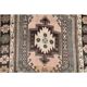 1970s Vintage Turkish Oushak Handmade Wool Cotton Brown Area Rug 85x317