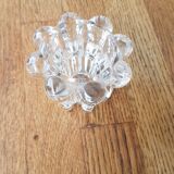 Bougeoir en verre épais photophore