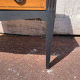 Directoire style chest of drawers Louis XVl matt black