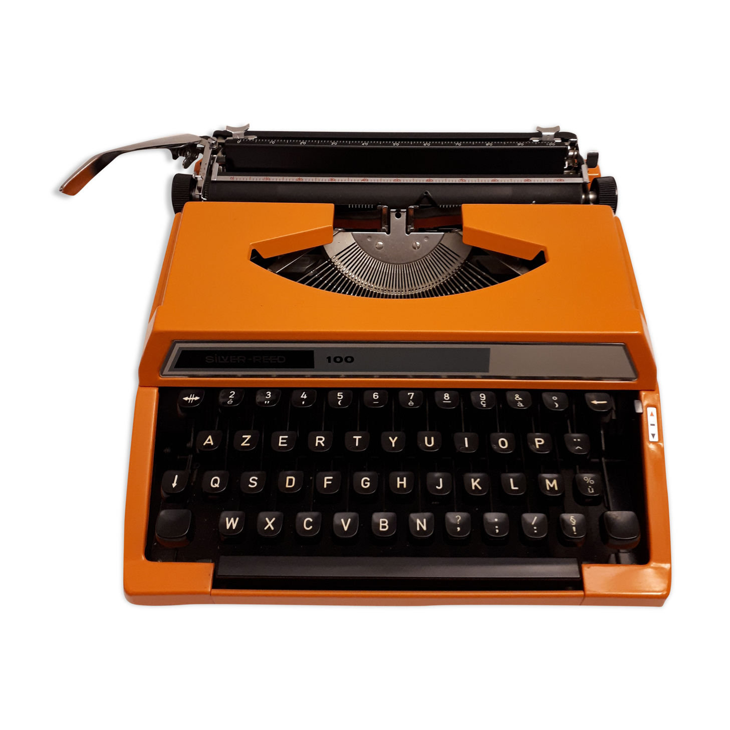 Vintage 70 orange Silver-Reed 100