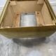Pouf coffre en velours
