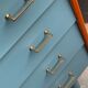 Grey blue vintage dresser
