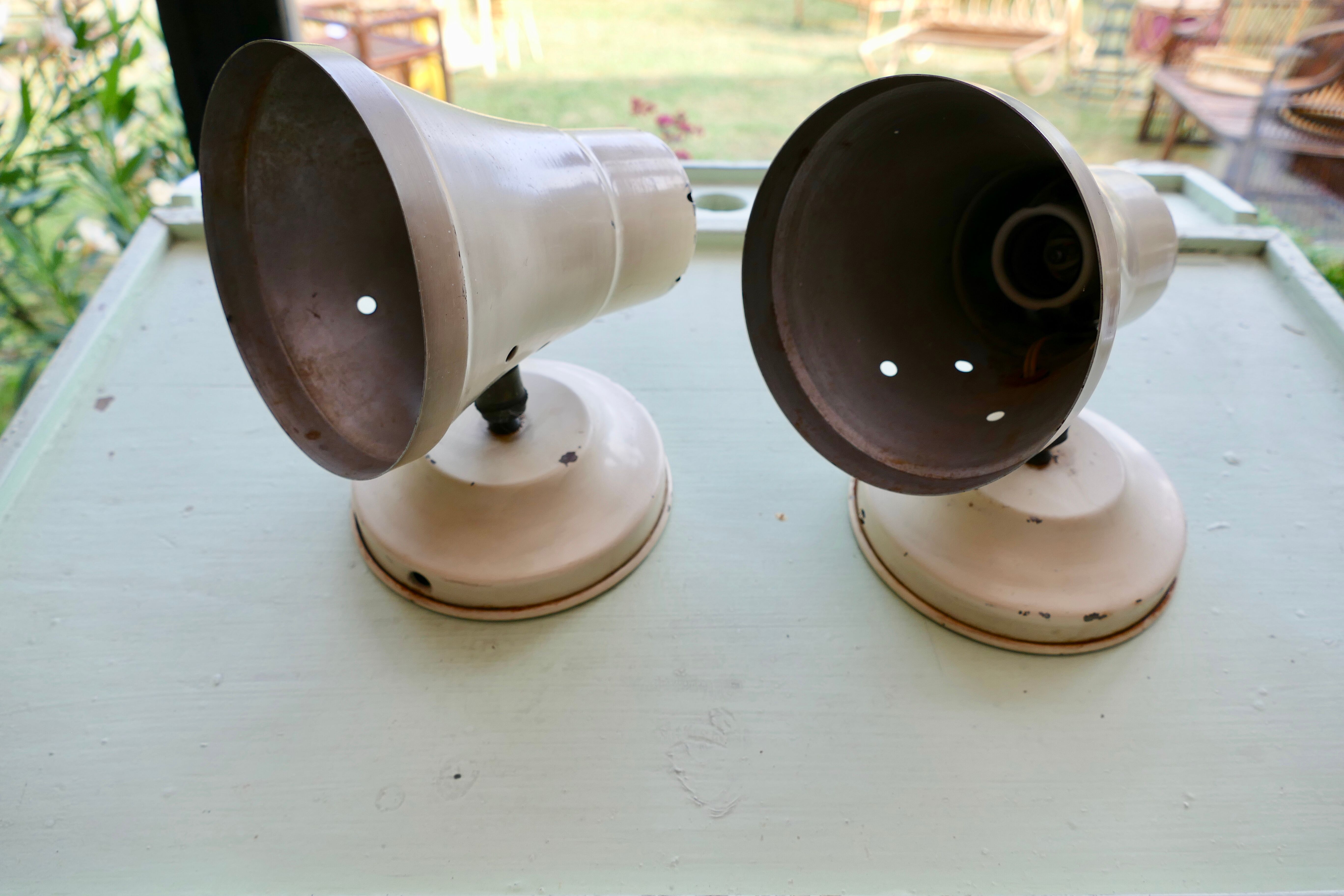Pair of wall lamps