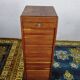 Vintage oak filing cabinet