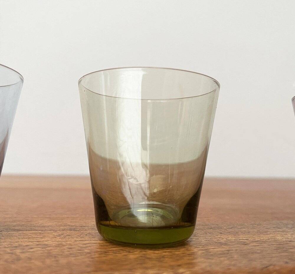 Coloured Shot Glasses German Mid-Century, 1960s, Set of 6