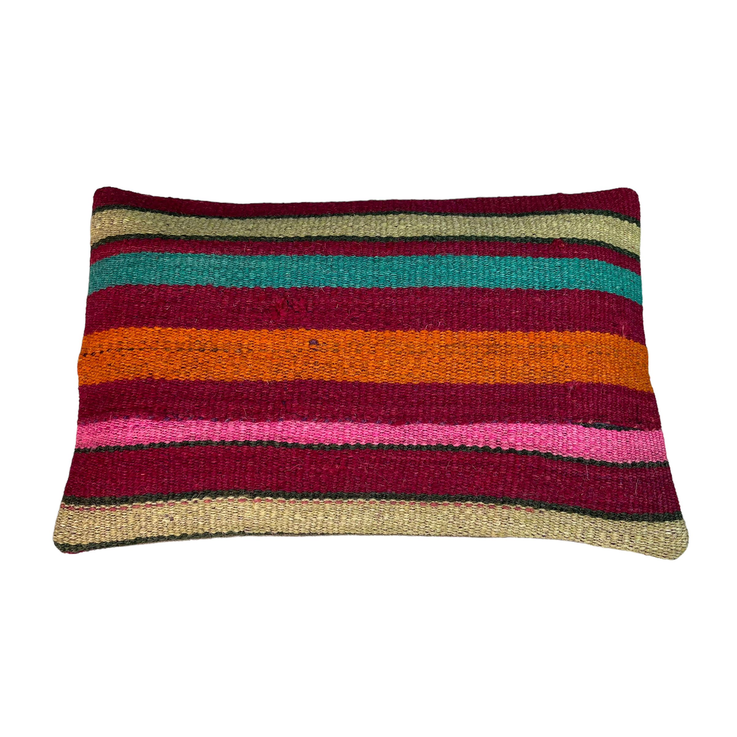 Vintage turkish handmade cushion cover , 30 x 50 cm