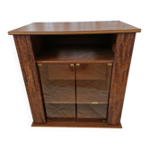 Berlioz Furniture Vintage creations in figured wood and smoked glass Made in France