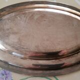 Plat en argent ovale