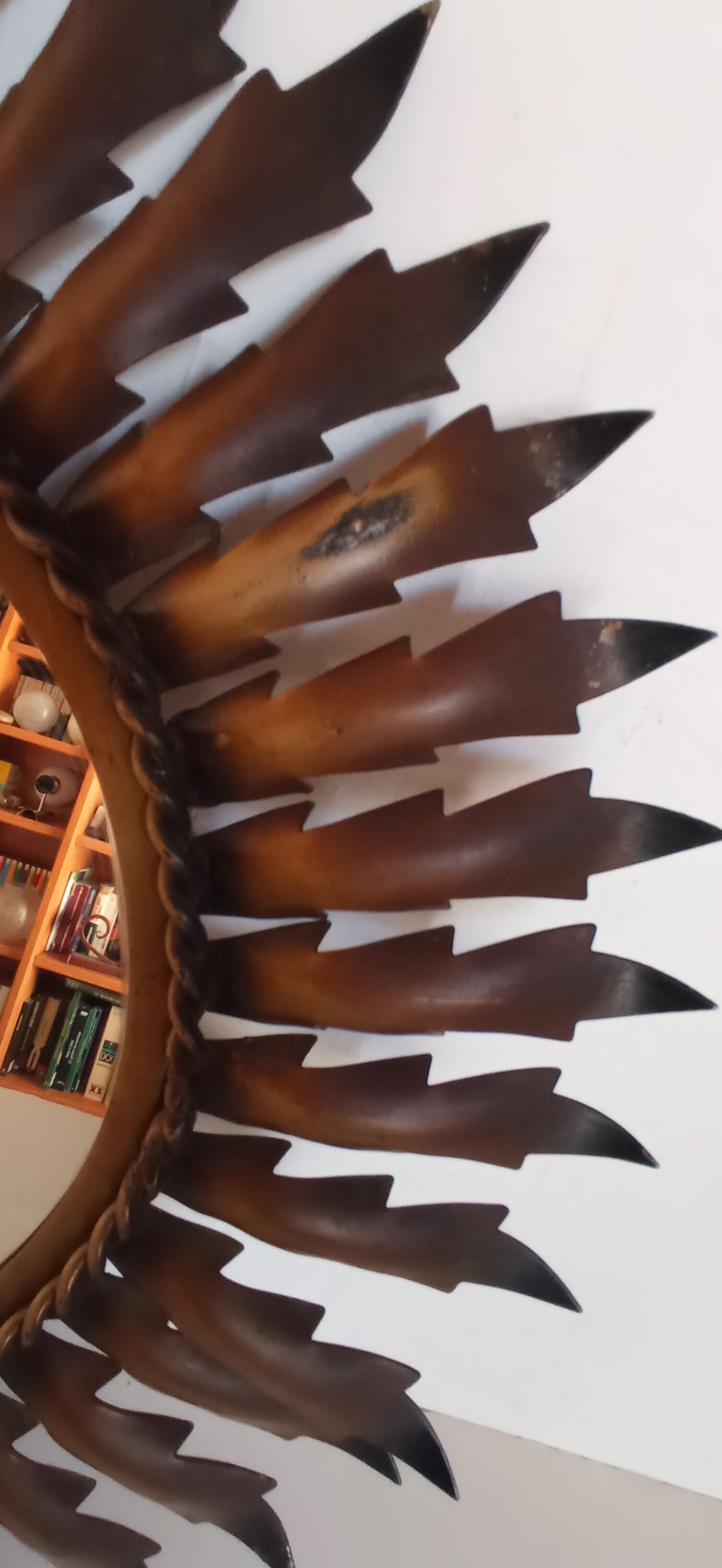 Metal sun mirror, 44 cm