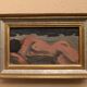 Oil on canvas "Small male nude"