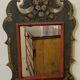 Louis XV Baroque style decorative painted mirror / 20th century
