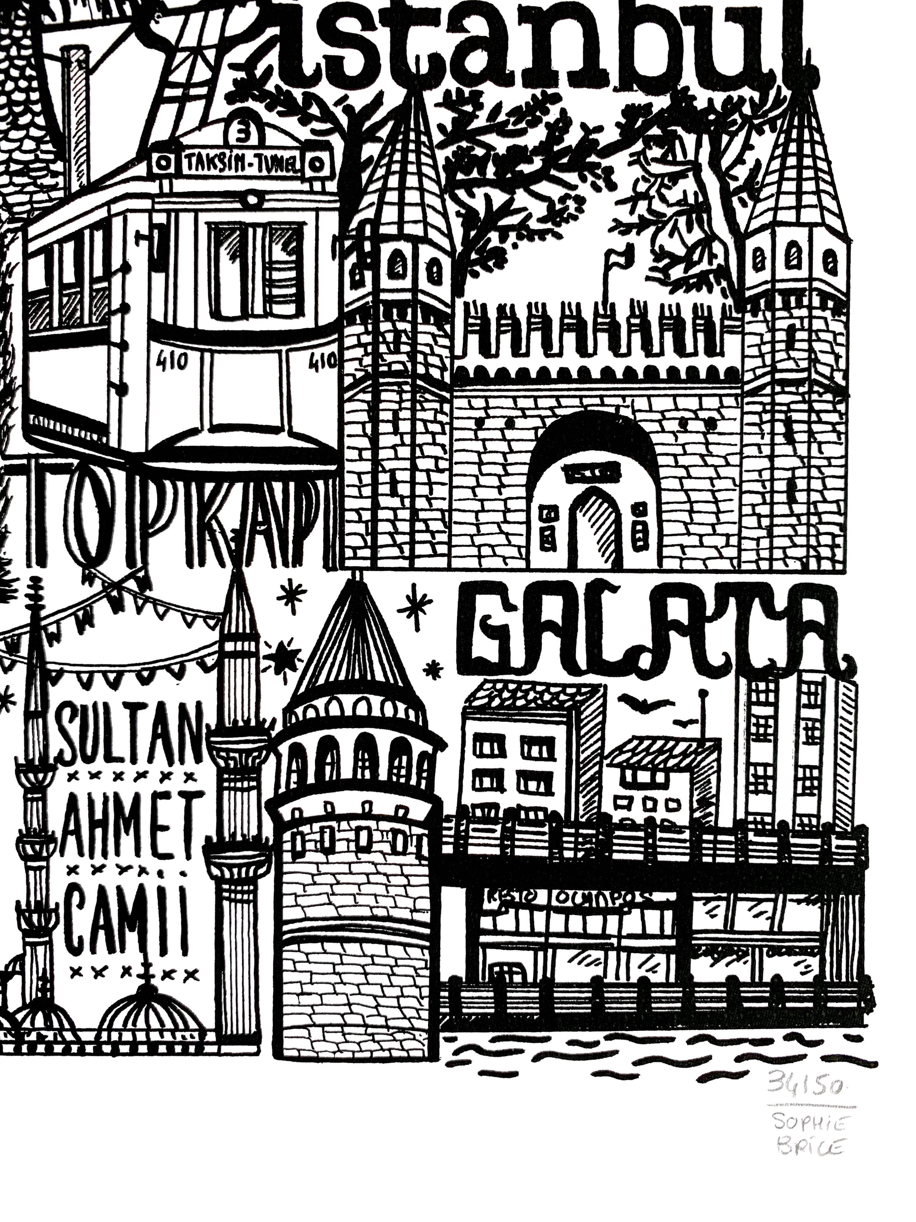 Istanbul screenprint