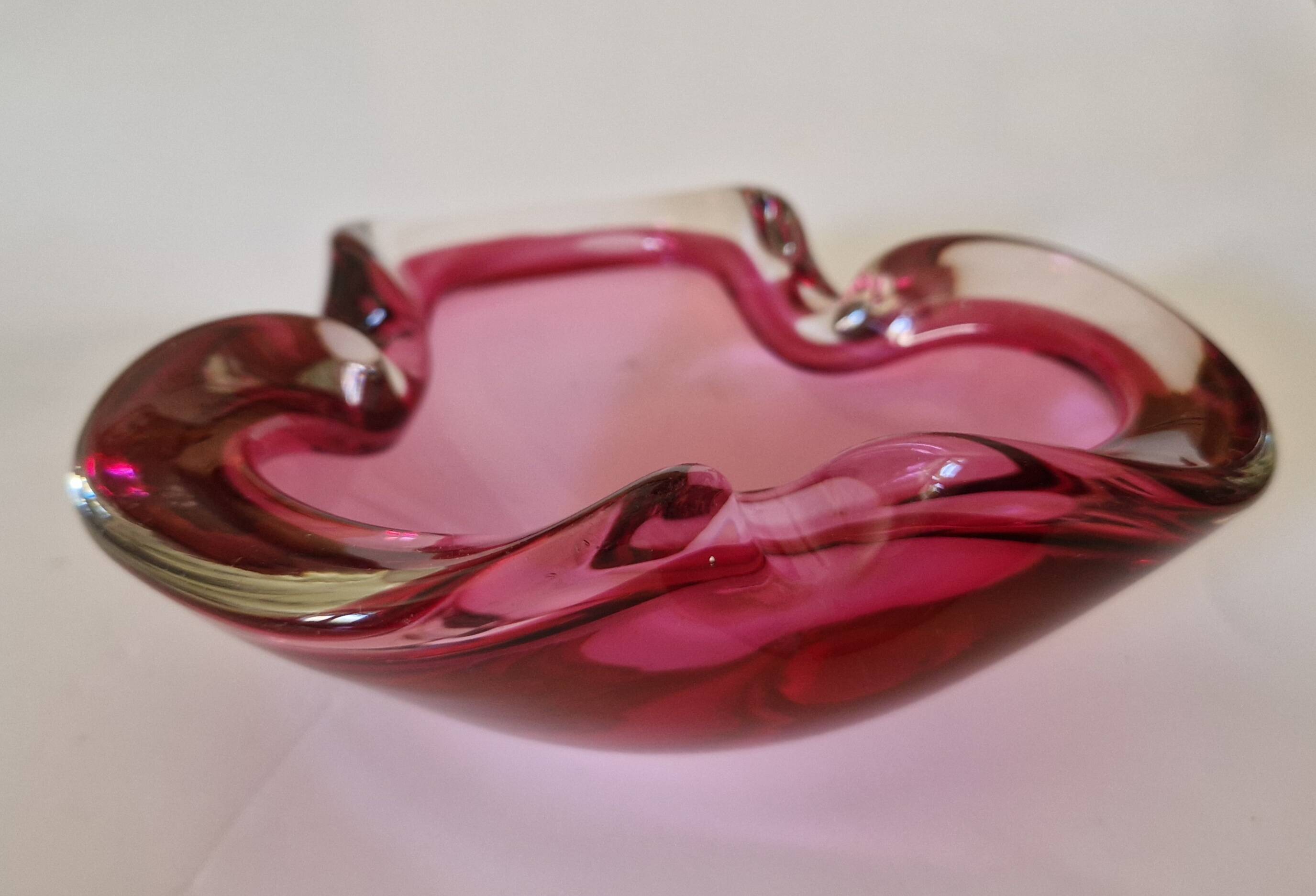 Ashtray or pocket emptier Murano by Flavio Poli 1960