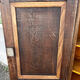 Antique oak bonnetière