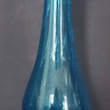 Bubble blown glass bottle Biot 20th century small model