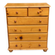 Commode 6 tiroirs en pin massif