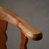 Set of 4 modern Norwegian armchairs by Krogenæs, solid pine, 1950s.