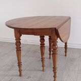 Table Louis Philipe old walnut 6 legs