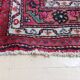 Antique Persian thick wool rug hand knotted 140 x 224 cm