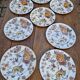 Set of 8 English Dessert Plates Mason's Chantilly Pattern