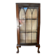 English mahogany display cabinet