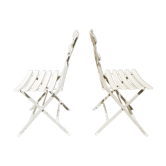Pair of antique garden chairs