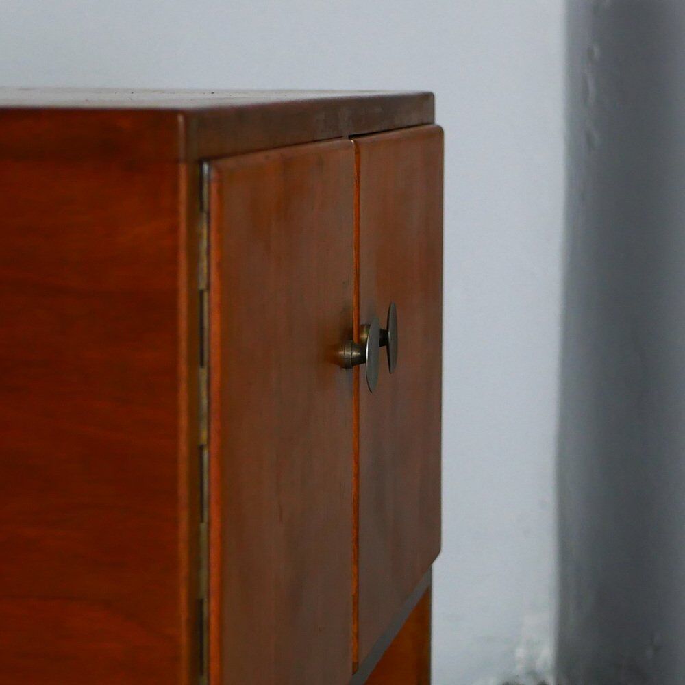 Console rationaliste dans le style de Gio Ponti, années 30.