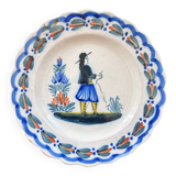 Antique plate signed HR Quimper