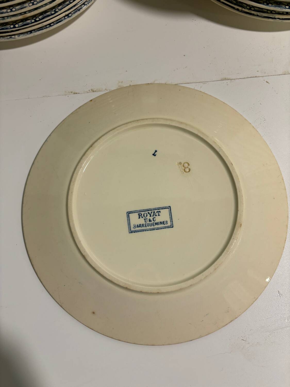 Sarreguemines Royat flat plates