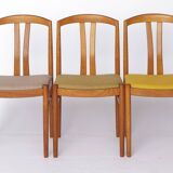 6 of 12 Carl Ekström Chairs – Swedish Mid-Century Modern, Teak Dining Chair