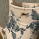 Antique water pitcher, English earthenware, Floral Furnivals England