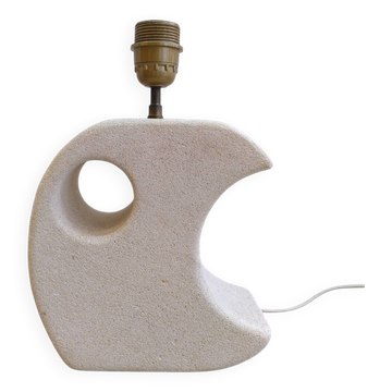 Natural stone lamp base
