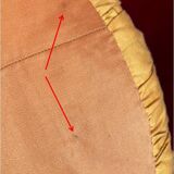 Large round Art Deco embroidered cushion