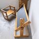 Bureau et chaise enfant pin Bauhaus